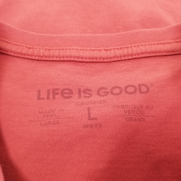 Life Is Good Crusher T Shirt Large - Picture 4 of 5